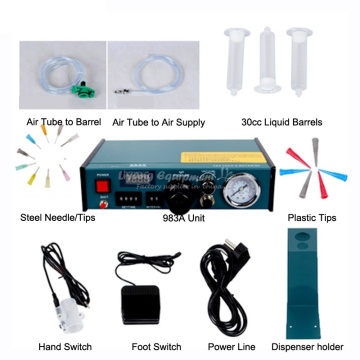 Automatic glue-dispenser solder-machine paste liquid-controller dropper fluid YDL-983A Digital Display Solder Paste Glue Dropper