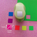 Free Ship 1 inch/1.8cm Square shape EVA foam punches paper punch for greeting card handmade DIY scrapbooking craft punch machine