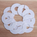 5PCS Clothing Size Dividers White Blank Round Hangers Closet Dividers for Clothes Stores or Home Dividers Garment Tags Hangers
