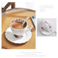 Ceramic Cups And Saucers Coffee Cup Set Continental Solid Color English Afternoon Tea Cup Set Coffee Cup