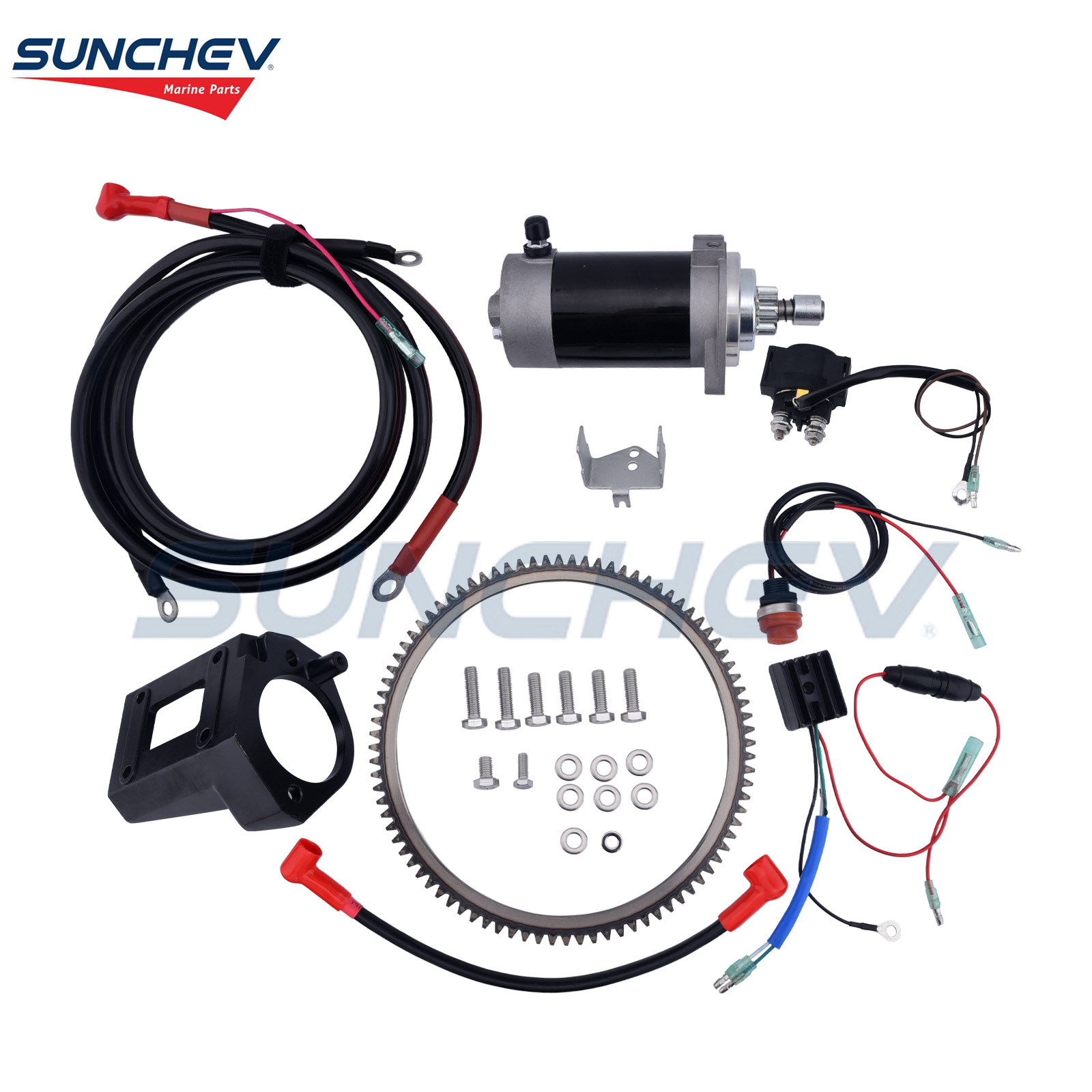 Electric Starter Kit For Suzuki 30hp（2 Stroke）-4