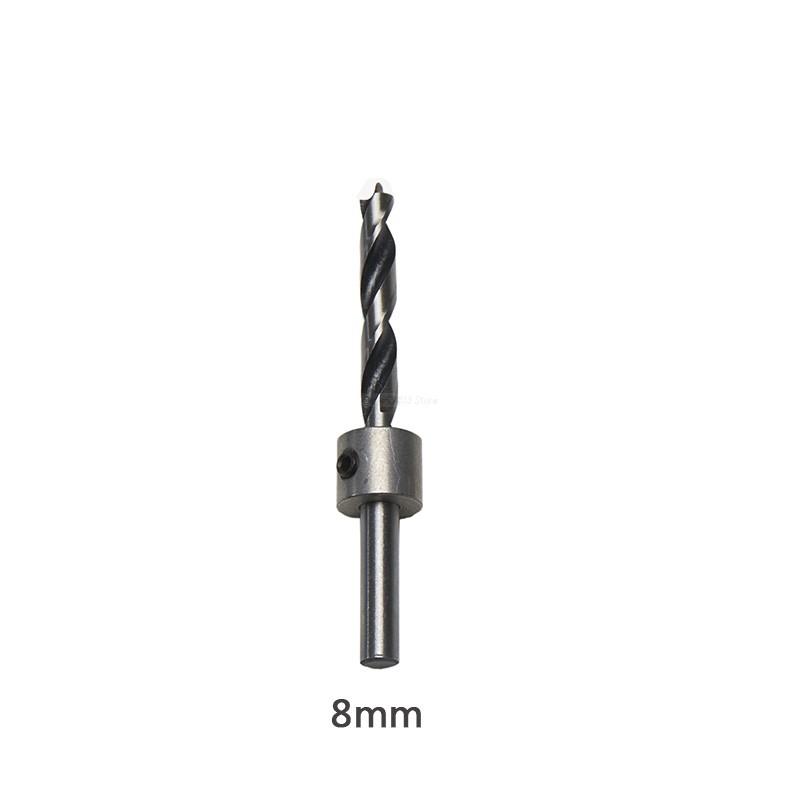 8mm Vertical Hole Jig Wood Dowel Hole Drilling Guide Jig Drill Bit Kit Joinery System Woodworking Drilling Locator