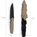 Safe 1: 1 Rubber Knife Military Training Enthusiasts CS Cosplay Toy Sword First Blood Props Dagger Model