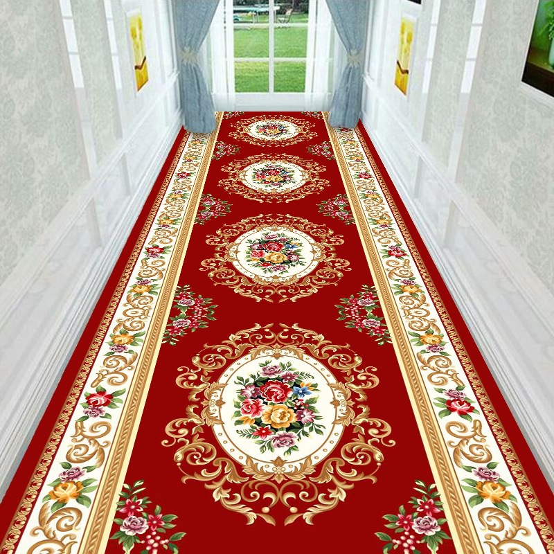 Europe Long Hallway Rugs and Carpet Non-slip Stair Carpet Home Floor Runners Rugs Bedside Hotel Entrance/Corridor/Aisle Floor