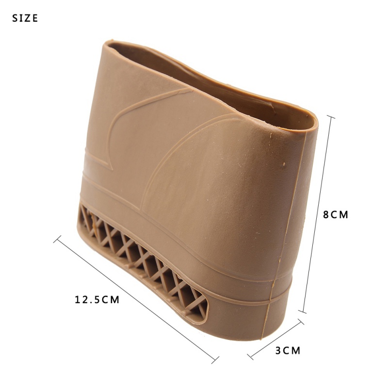 Hunting Rifle Rubber Recoil Pad Slip-On Butt stock Shotgun Shooting Extension Shotgun Gun Butt Protector