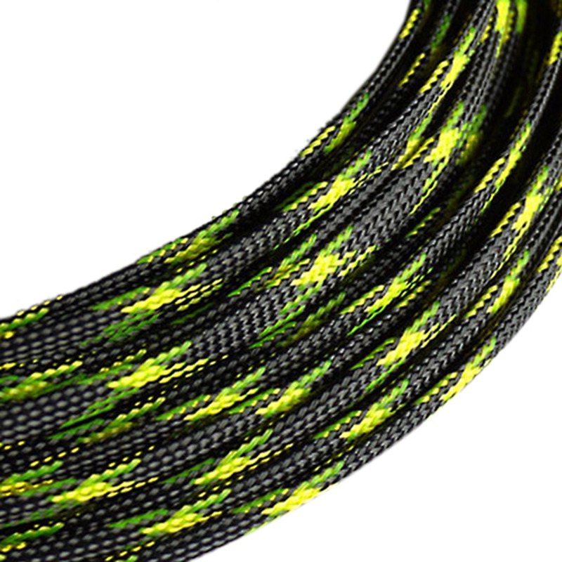 High quality 6mm snake leather mesh braided protection rope. Lovely net rope protection cable for brushless ESC 5M