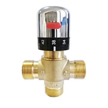 Thermostatic valve, mixing valve
