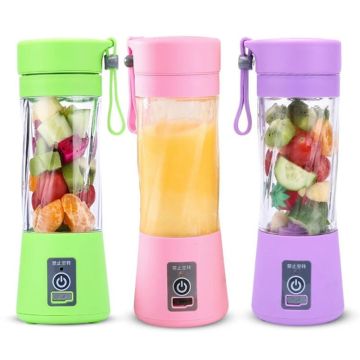 4/6 Blades Portable Blender Personal Mixer for Smoothie Fruit Juice Milk Shakes
