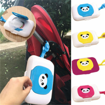 Outdoor Travel Baby Newborn Kids Wipe Case Box Wet Wipes Dispenser Box Bag Wet Paper Towel Box