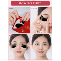 1Pair Black Pearls Crystal Collagen Eye Mask Eye Patches Dark Circles Remover Anti-Aging Wrinkle Eye Care Gel Eye Pads Skin Care