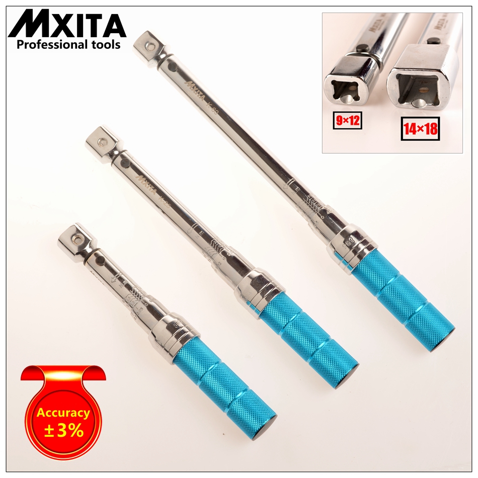 MXITA Accuracy 3% High precision professional Adjustable Torque Wrench car Spanner car Bicycle repair hand tools set