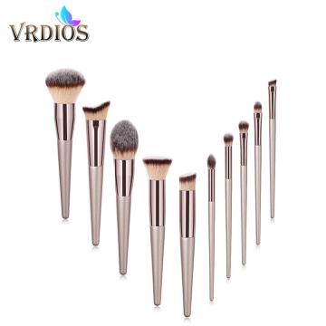 VRDIOS Makeup Brush Set Professional Loose Powder Foundation Brush Eyeshadow Make up Brushes Cosmetic Beauty Tools Set Maquiagem