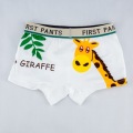2017 Children's cotton underwear boy cartoon printed panties baby boys underpants giraffe animal pattern boxer briefs summer new