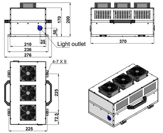 261nm 100mW