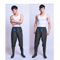 Outdoor Waterproof Fishing Waders Anti-wear Pants Non-slip Rubber Boots Wading Hunting Elastic Waist Clothing Overalls Trousers