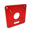 Aluminum Router Table Insert Plate For Woodworking Benches Router RT0700C Woodworking Table Insert Plate Mounting Base Plate