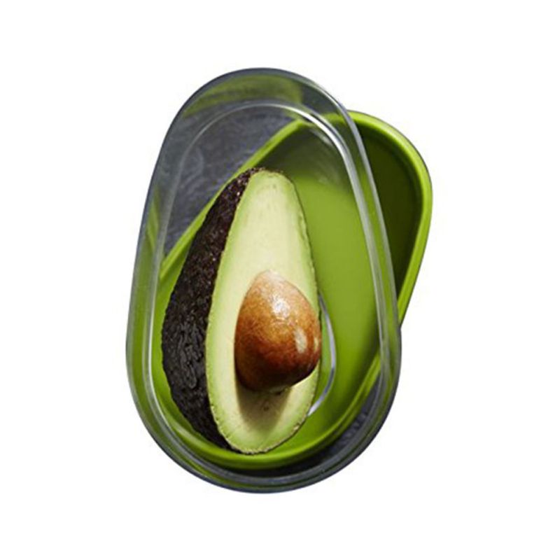 Mini Plastic Avocado Storage Container Vegetable and Fruits Fresh-keeping Box for Avocado Keep Fresh Kitchen Fruit Accessories