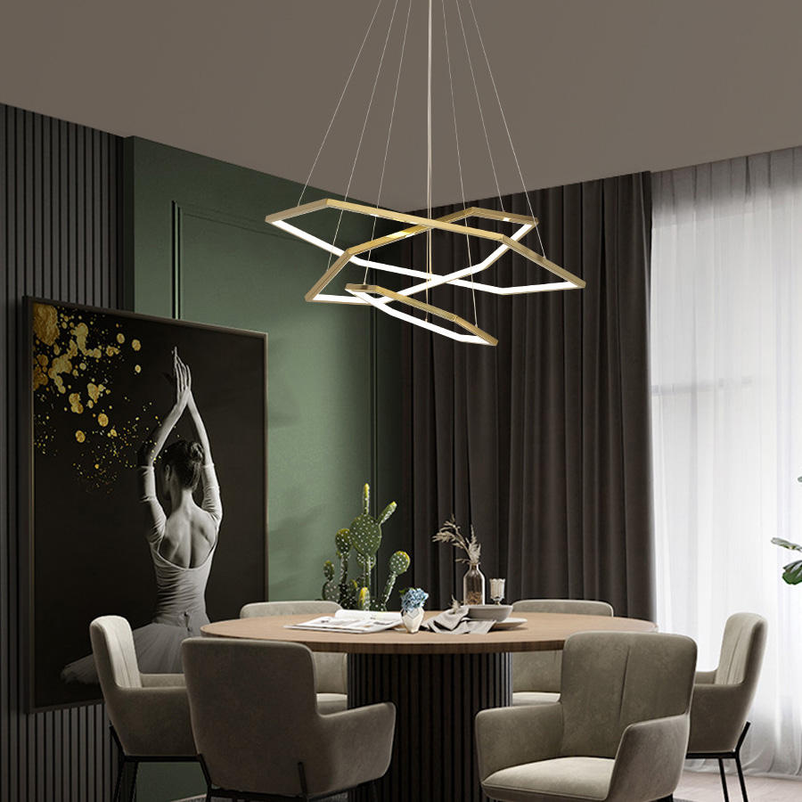 Nordic-Style-Hexagonal-LED-Ceiling-Light-Fixture