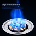Gas Stove Double Burner Home Gas Stove Natural Gas Liquefied Petroleum Gas (LPG) Stainless Steel Bench-Top Raging Fire Stove