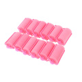 12pcs Hair Rollers Curlers Magic Sponge Foam Cushion Hair Styling Rollers Curlers Twist Tool Salon Pink