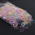 1000 Pcs/Bag Girls Elastics Hair Bands Baby Hair Holders Rubber Bands Gum For Hair TPU Disposable Ponytail Holder Rubber Band