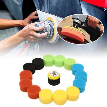 16pcs/set polishing pad for car polisher 2 inch 50mm polishing circle Car polishing pad tool kit wax automatic polisher