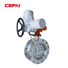 Electric Flanged Triple Eccentric Butterfly Valve
