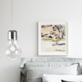 Oversized bulb LED pendant lamp simple glossy E27 bottom cover indoor living room lighting kitchen dining room bedroom ceiling