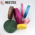 8Meters 20-50mm 0.7mm Polyester Nylon Webbings Straps Tapes Knapsack Backpack Belt Label Ribbons Bias Binding DIY Sewing Craft