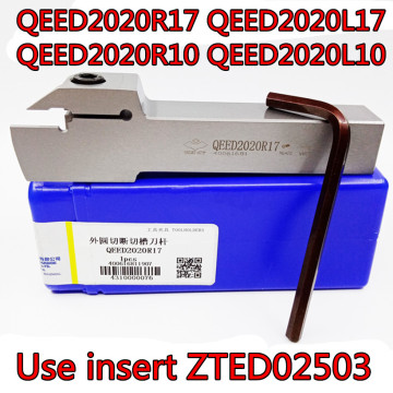 QEED2020R10 QEED2020L10 QEED2020R17 QEED2020L17 Use insert ZTED02503 100% original Zcc.ct turning tool bar Free shipping