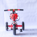 Yellow steel frame baby three wheel tricycle for children