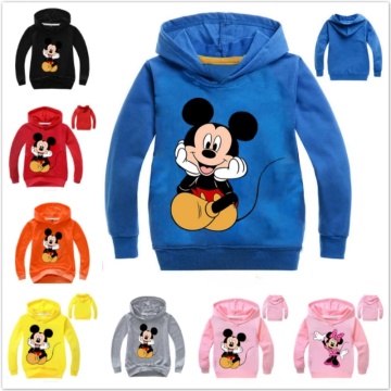 Spring and Autumn Girls Minnie Hoodie Sweater Girls Infant Boys Girls Long Sleeve Clothes Sweatshirt Children's Hoodie Clothing