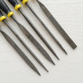 New Arrival 6pcs 140x3mm Metal File Mini Assorted Rasp Diamond Needle File Set Repair Tool Jewelry Wood Grinding Hand File Tools