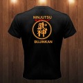 Brand Clothes Summer 2018 Cheap Crew Neck Men'S Top New Bujinkan Ninjutsu Kyokushin Japanese Martial Art Retro Street Wear Shirt