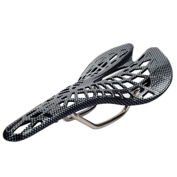 Carbon Fiber Mountain Racing Bike Cycling Bicycle Hollow Saddle Seat Comfort Gel Cushion Shock Saddle Pad Bicycle Accessories#40