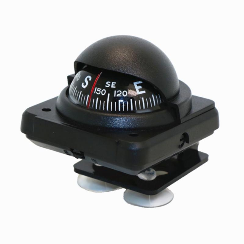 Black Electronic Adjustable Military Marine Ball Night Vision Compass for Boat Vehicle Boat Compass Vehicle Compass Outdoor