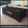 Trade show table throw covers with logo