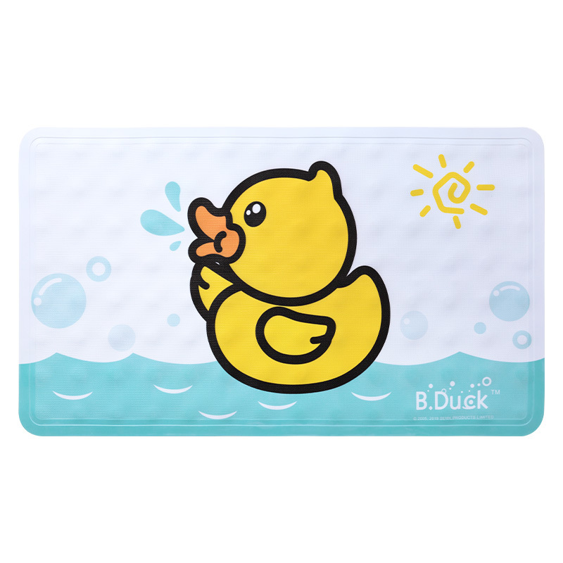 Cute Yellow Duck Anti-Slip Rubber TPR Bathtub Mats Animal With Sucker Kid's Bathroom Carpet Shower Bath Mat Soft Massage Pad