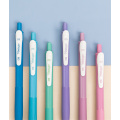 5pcs/set Retractable Vintage Color Gel Pen Quick Dry Ink 0.5MM Retro Pen for Planner Drawing School Office korean Stationery