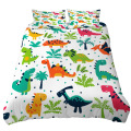 Various Dinosaur Patterns 2/3 PC Bedding Set Children's Quilt Cover Pillowcase Home Textile Set Hot Selling Polyester Cotton Kit