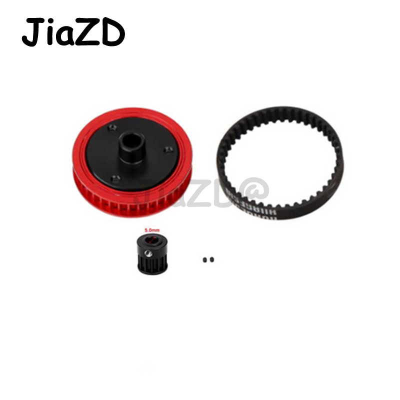 1 Set 3.2/5.0 Belt Drive Transmission Gears System for 1/10 RC Car Crawler Axial SCX10 & SCX10 II 90046 Upgrade DIY Parts K07
