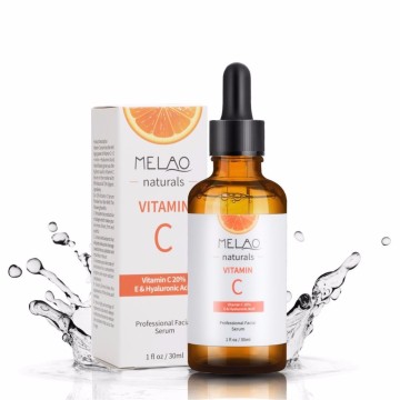Organic 30ML Vitamin C Serum Anti-Aging Shrink Pore Hyaluronic Acid Face Serum Whitening Moisturizing Skin Care TSLM1