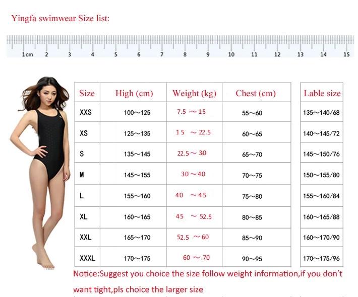 YINGFA Swimwear Women One Piece Swimsuit Sport Sharkskin Racing Competition Swimming Suits Female Training Bathing Suit S-XXL