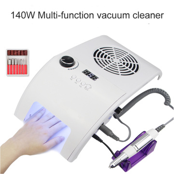3 in1 Multifunctional Vacuum Cleaner 35000RPM Manicure Machine LED Fast Drying All Nail Polish Powerful Suction Nail dust