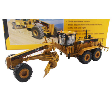 Diecast Toy Model Norscot 1:50 Caterpillar CAT 24H Motor Grader Truck Engineering Machinery 55133 For Collection,Decoration