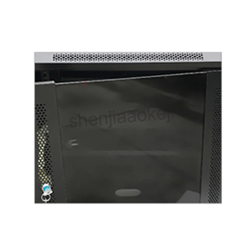 12U Wall-hanging cabinet Cold-rolled steel plate + electrostatic spray cabinet wall cabinet network cabinet 220V (50Hz) 1pc