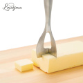 LMETJMA Stainless Steel Cheese Cutter Slicer Food Grade Cheese Butter Cutter Cake Spatula Cheese Tools PYKC0004