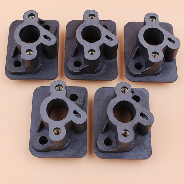 5Pcs/lot 40-5 43CC 52CC Intake Manifold Carburetor Connector Base Adaptor Trimmer Brush Cutter Parts Tools