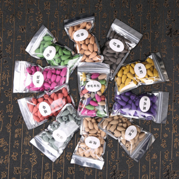 45pcs/bag Natural Tower Incense Sandalwood Air Purifying Backflow Incense Natural Air Freshener In The Home Office Teahouse