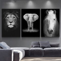 10x15cm Not to be sold Canvas Painting Animal Wall Art Lion Elephant Deer Zebra Posters Prints Living Room Decoration Home Decor